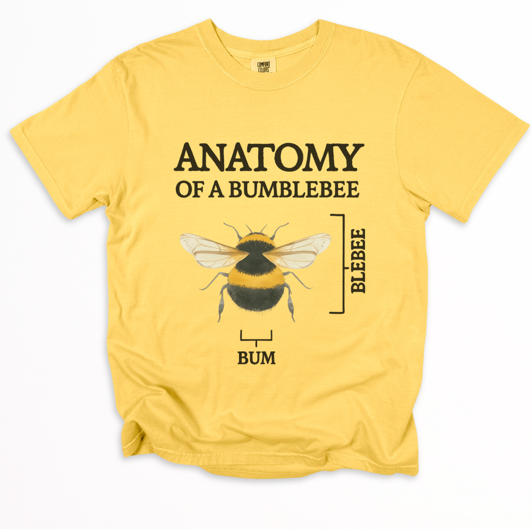 Anatomy Of A Bumblebee -  Relaxed Fit Vintage Wash T Shirt