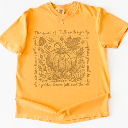 The Quiet Of Fall - Comfort Colors Relaxed Fit Premium T Shirt