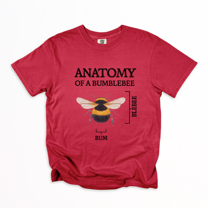 Anatomy Of A Bumblebee -  Relaxed Fit Vintage Wash T Shirt
