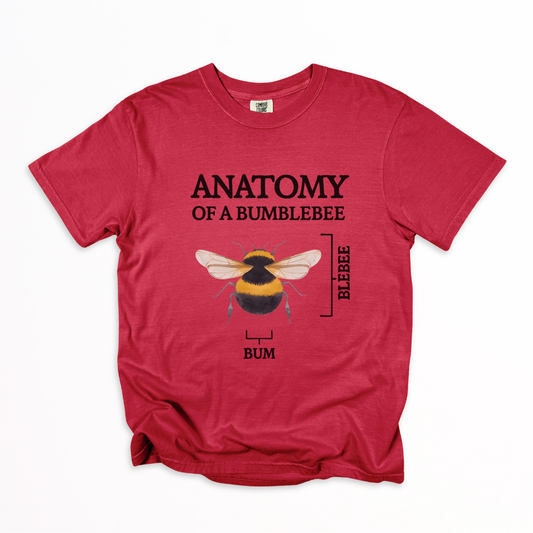 Anatomy Of A Bumblebee -  Relaxed Fit Vintage Wash T Shirt