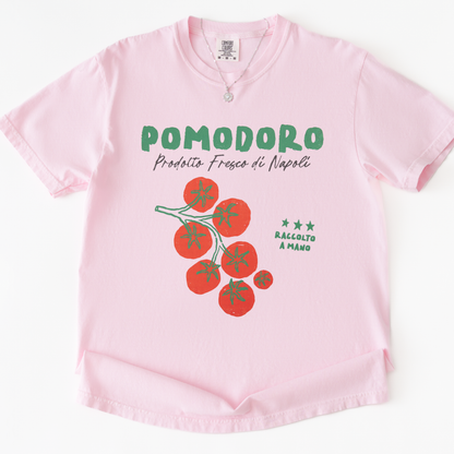 Pomodoro -  Relaxed Fit Vintage Wash T Shirt