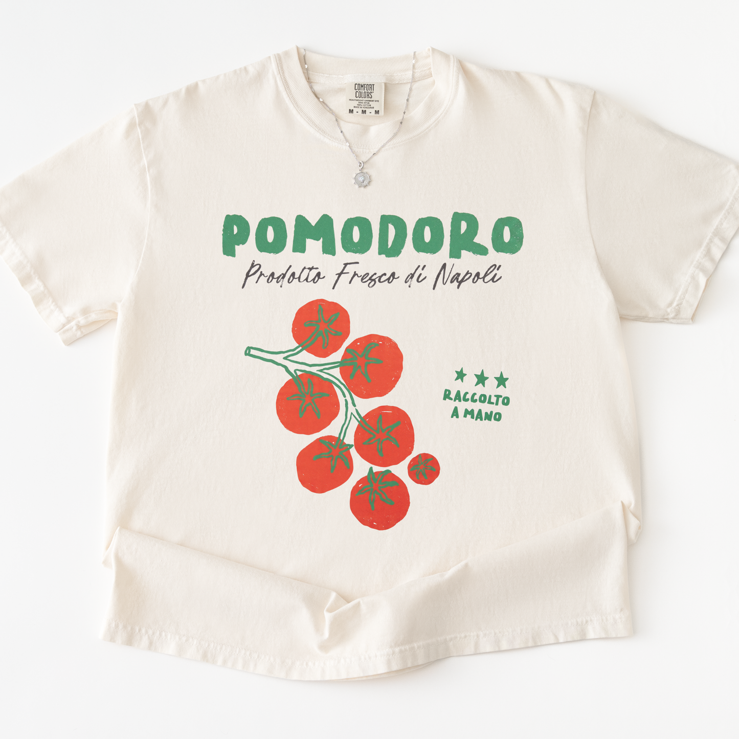 Pomodoro -  Relaxed Fit Vintage Wash T Shirt