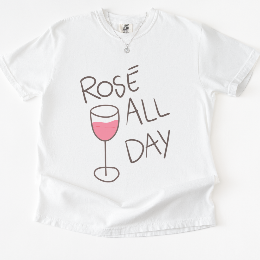 Rose All Day - Comfort Colors Relaxed Fit Premium T Shirt
