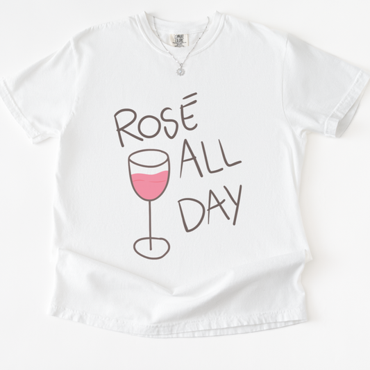 Rose All Day - Comfort Colors Relaxed Fit Premium T Shirt