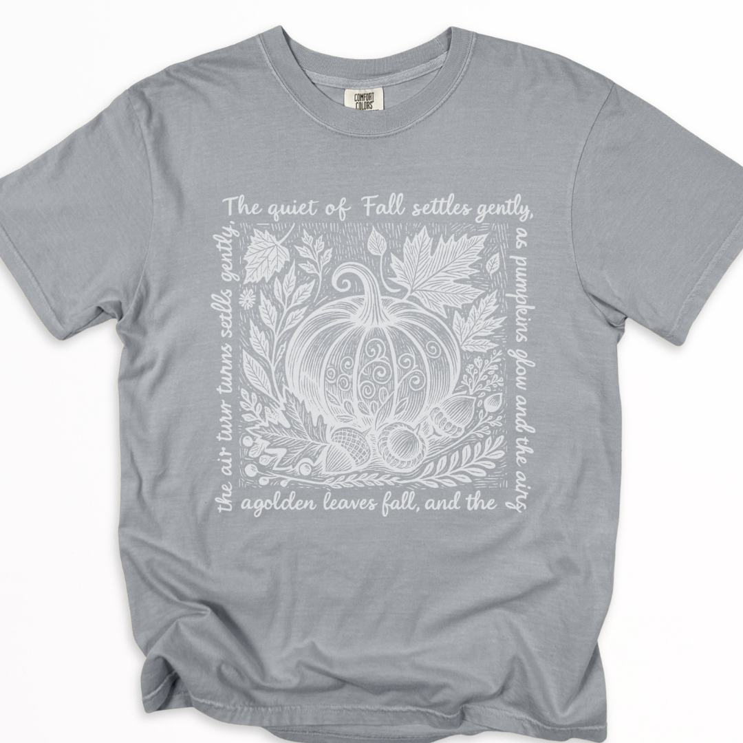 The Quiet Of Fall - Comfort Colors Relaxed Fit Premium T Shirt