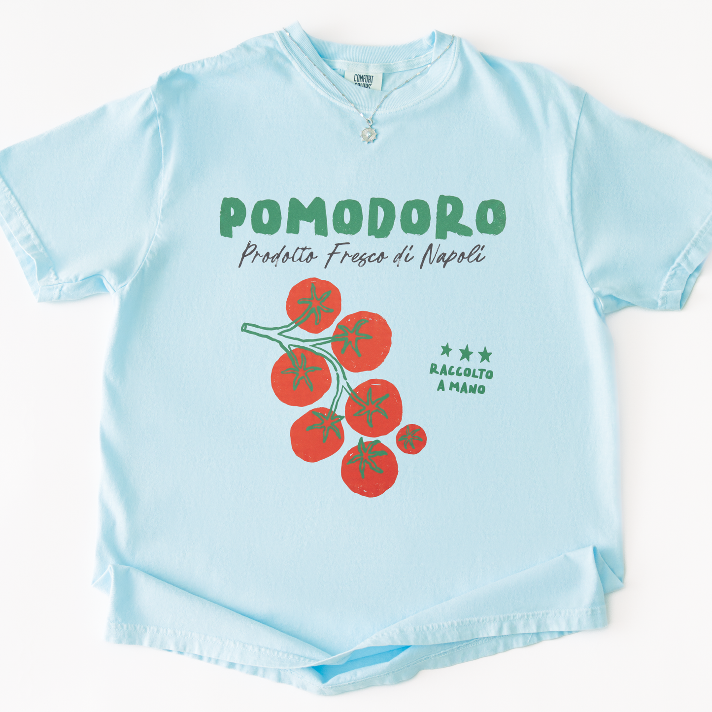 Pomodoro -  Relaxed Fit Vintage Wash T Shirt