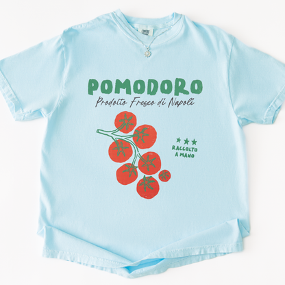 Pomodoro -  Relaxed Fit Vintage Wash T Shirt