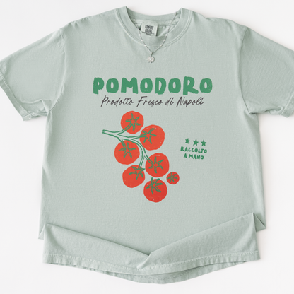 Pomodoro -  Relaxed Fit Vintage Wash T Shirt