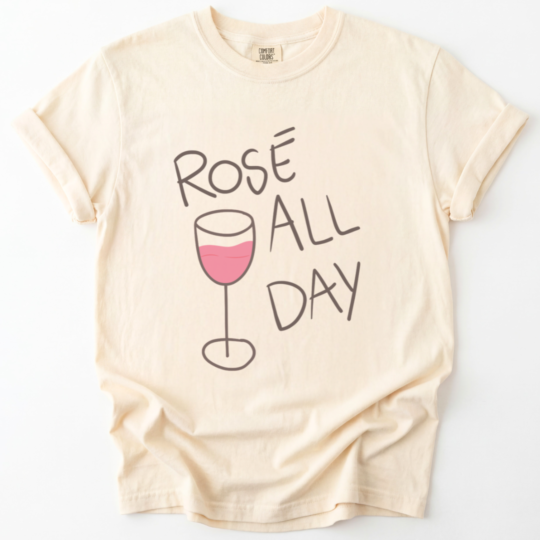 Rose All Day - Comfort Colors Relaxed Fit Premium T Shirt