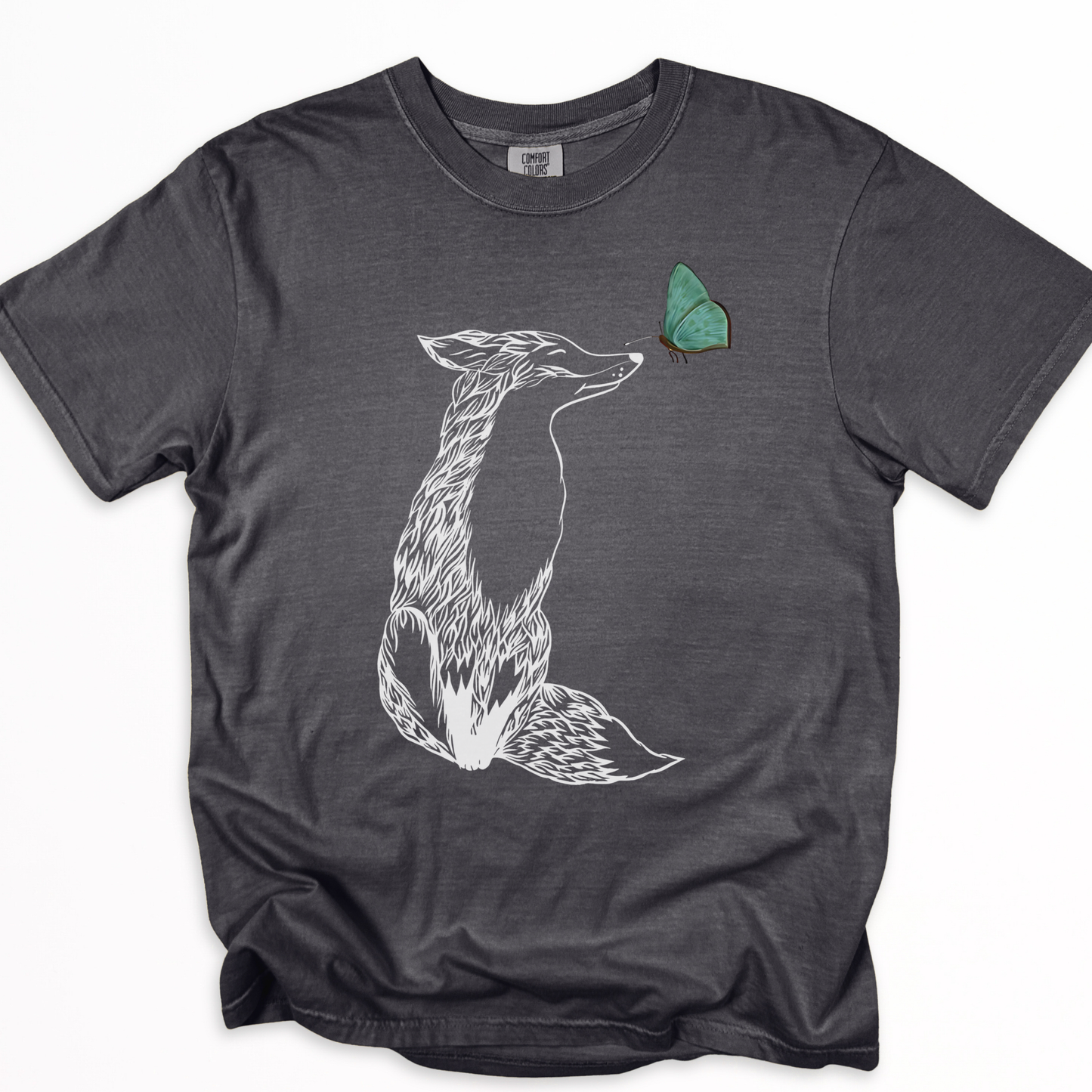 Fox & Butterfly - Comfort Colors Relaxed Fit Premium T Shirt