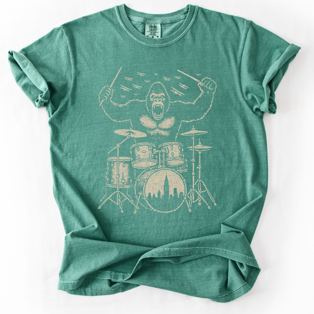 King Kong's Drum Solo - Comfort Colors Relaxed Fit Premium T Shirt