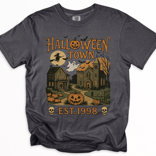 Halloween Town - Comfort Colors Relaxed Fit Premium T Shirt