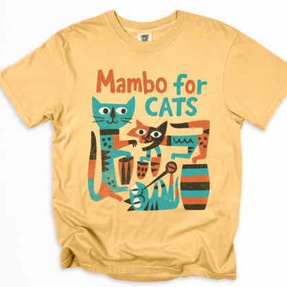 Mambo For Cats - Comfort Colors Relaxed Fit Premium T Shirt
