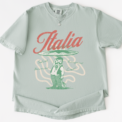 Greetings From Italia - Comfort Colors Relaxed Fit Premium T Shirt