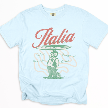 Greetings From Italia - Comfort Colors Relaxed Fit Premium T Shirt