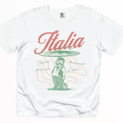 Greetings From Italia - Comfort Colors Relaxed Fit Premium T Shirt