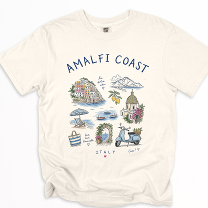 Amalfi Doodle - Comfort Colors Relaxed Fit Premium T Shirt