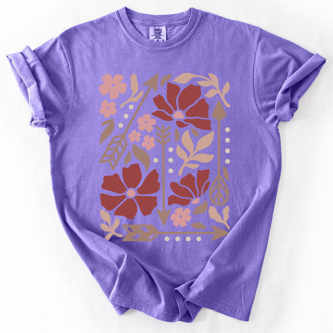 Arrows Of Bohemia -  Comfort Colors Relaxed Fit Premium T Shirt