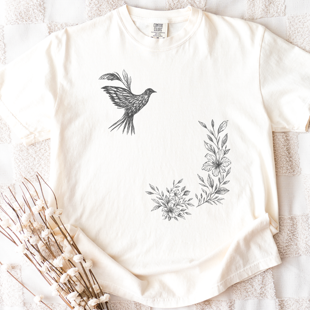 Captured In Charcoal  -  Comfort Colors Relaxed Fit Premium T Shirt