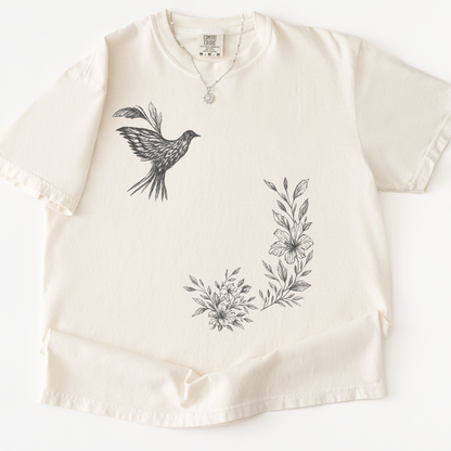 Captured In Charcoal  -  Comfort Colors Relaxed Fit Premium T Shirt