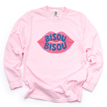 Bisou - Comfort Colors Premium Long Sleeve T Shirt