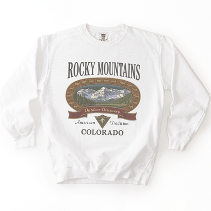 Rocky Mountains - Comfort Colors Premium Heavyweight Sweatshirt
