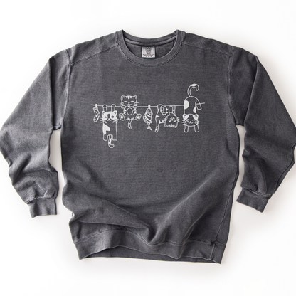 Cats - Comfort Colors Premium Heavyweight Sweatshirt
