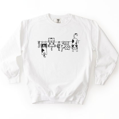 Cats - Comfort Colors Premium Heavyweight Sweatshirt
