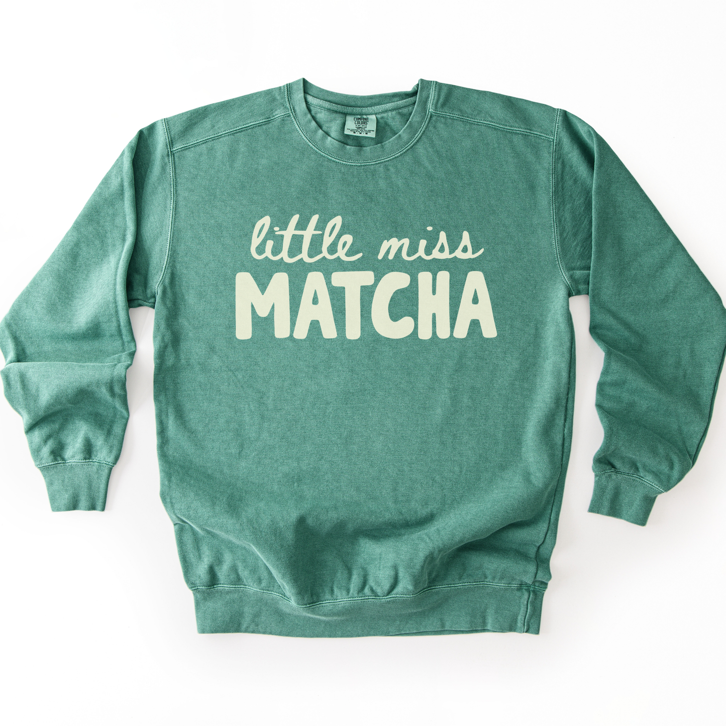 Little Miss Matcha - Comfort Colors Premium Heavyweight Sweatshirt