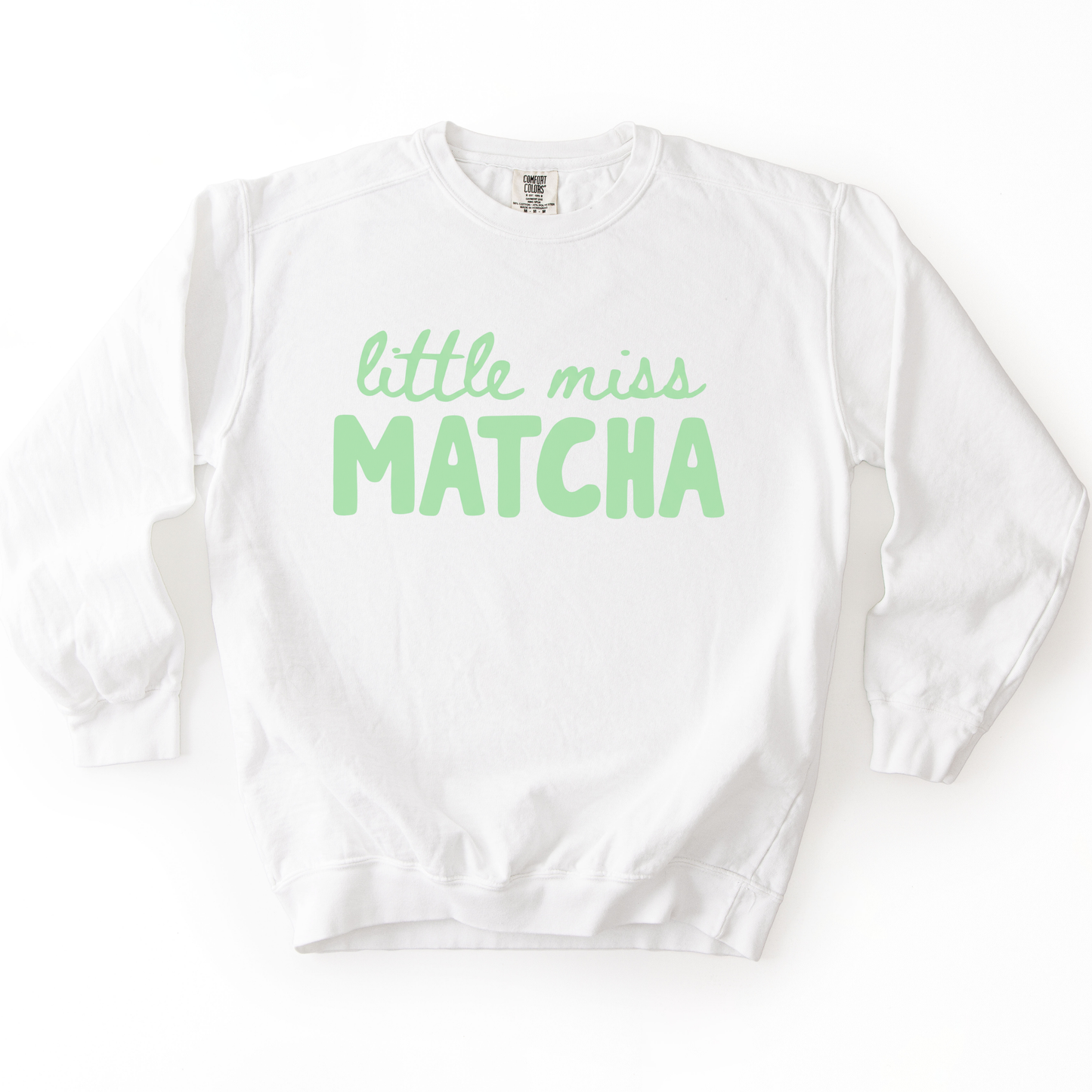 Little Miss Matcha - Comfort Colors Premium Heavyweight Sweatshirt