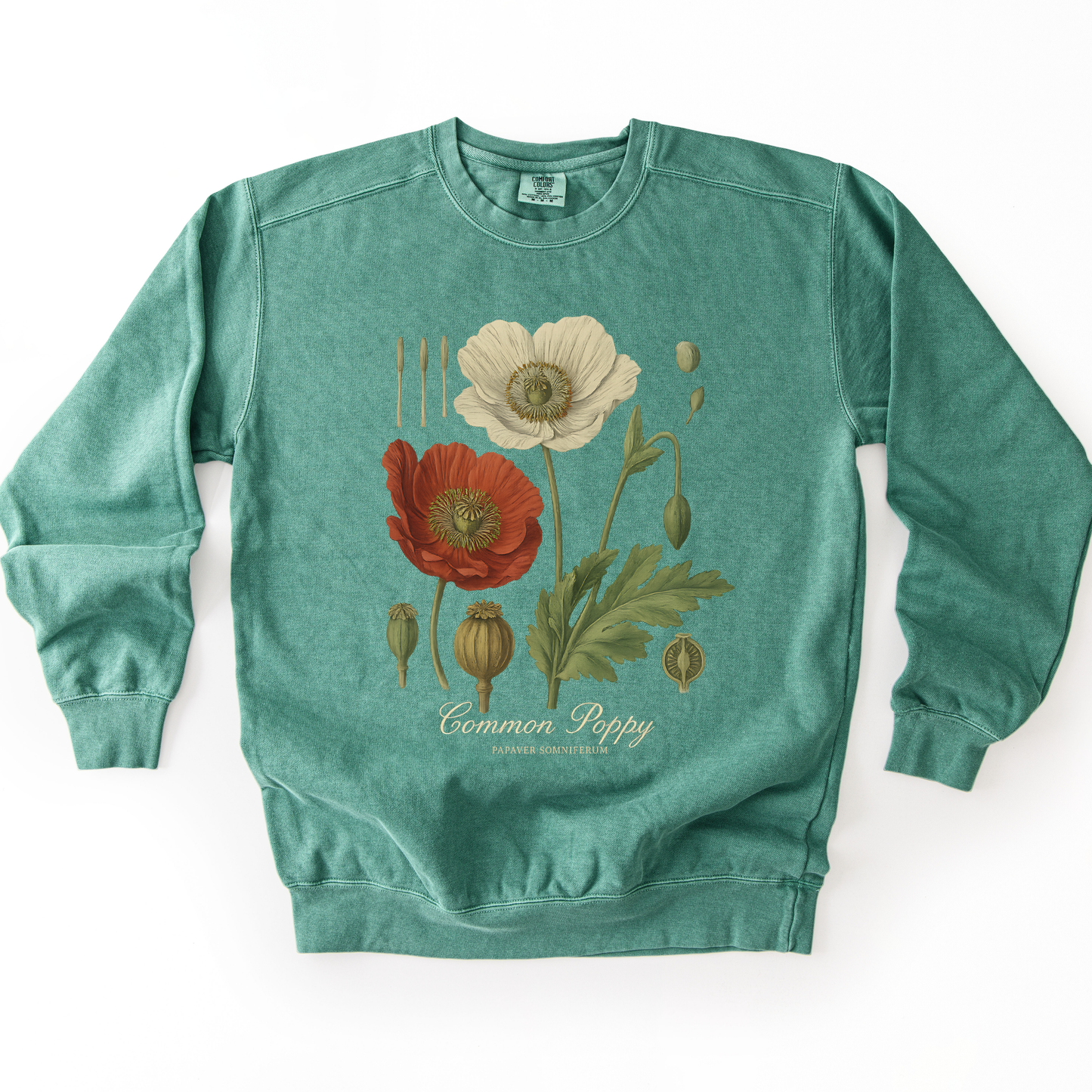 Common Poppy - Comfort Colors Premium Heavyweight Sweatshirt