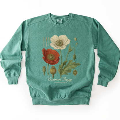 Common Poppy - Comfort Colors Premium Heavyweight Sweatshirt
