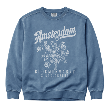 Amsterdam Flower Market - Comfort Colors Premium Heavyweight Sweatshirt