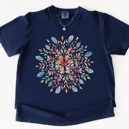 Plant Mandala - Comfort Colors Relaxed Fit Premium T Shirt