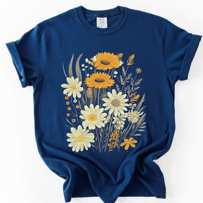 Painted Wildflowers -  Comfort Colors Relaxed Fit Premium T Shirt