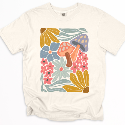 Mushroom Boho -  Comfort Colors Relaxed Fit Premium T Shirt