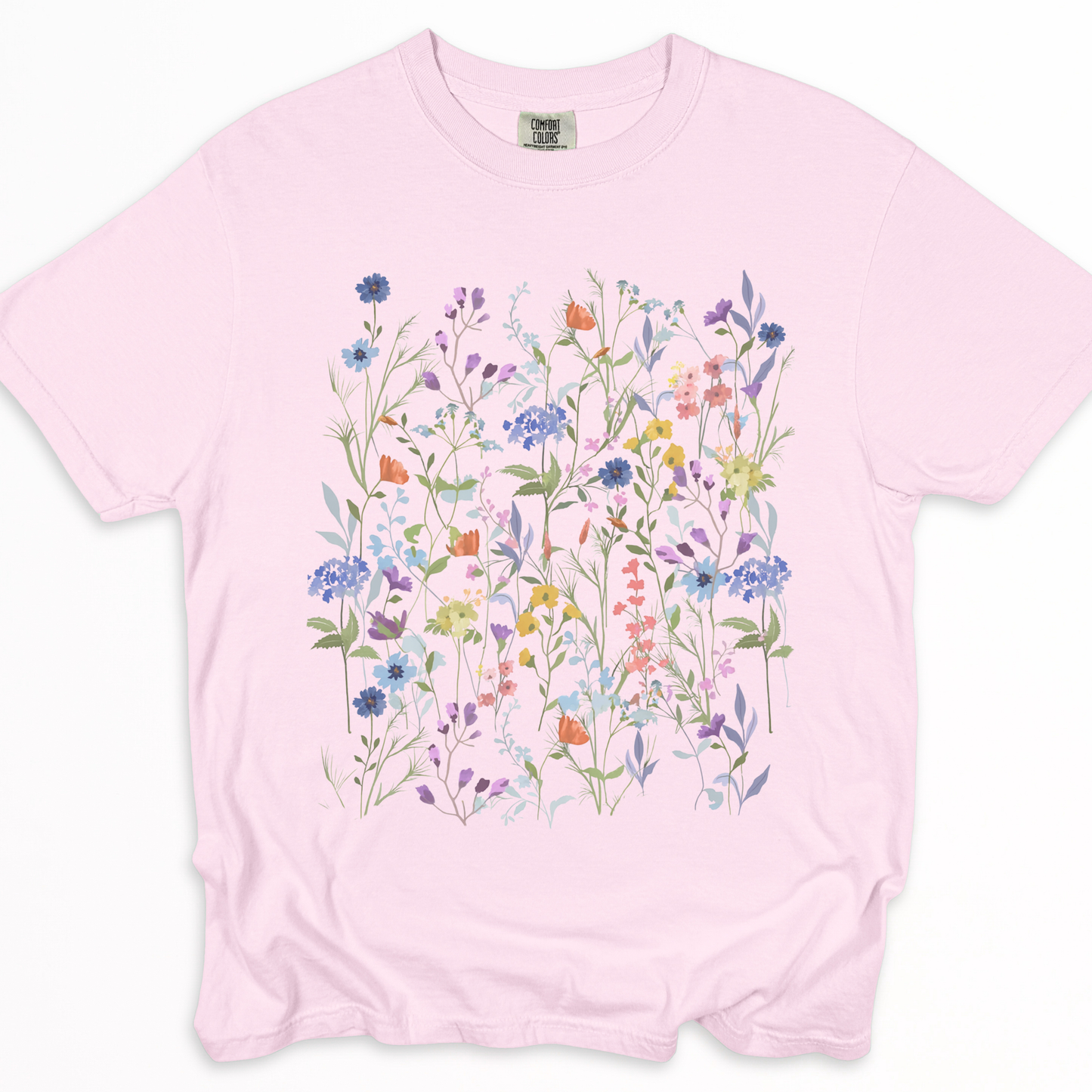 Floral Medley -  Comfort Colors Relaxed Fit Premium T Shirt