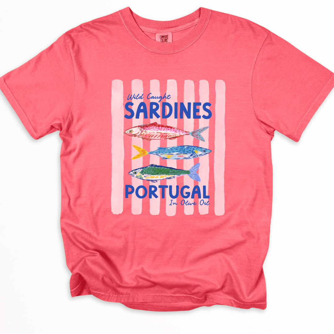Sardines Portugal -  Comfort Colors Relaxed Fit Premium T Shirt