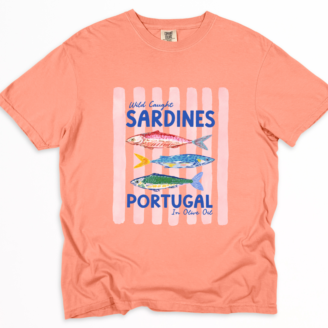Sardines Portugal -  Comfort Colors Relaxed Fit Premium T Shirt