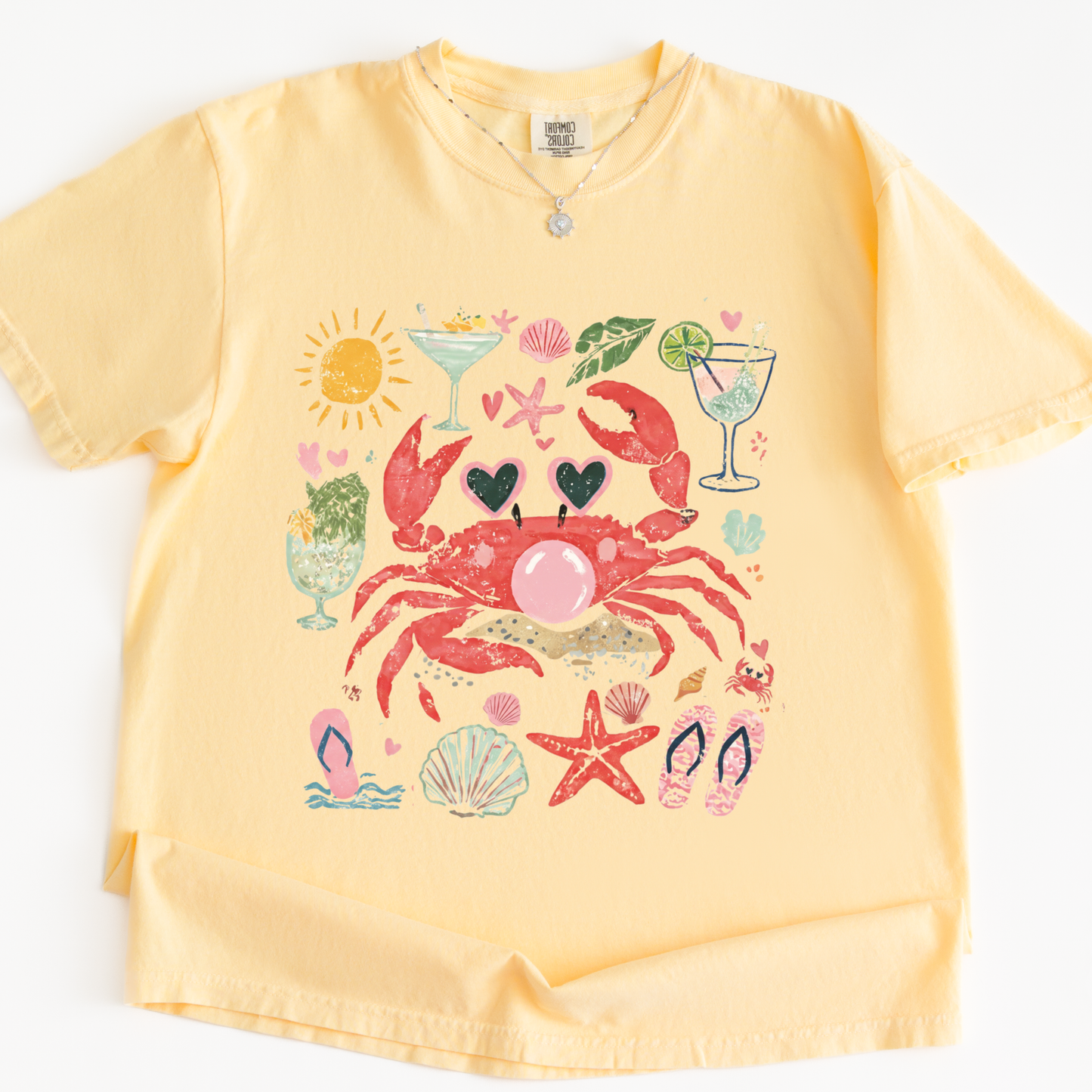 Crab -  Comfort Colors Relaxed Fit Premium T Shirt