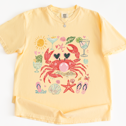 Crab -  Comfort Colors Relaxed Fit Premium T Shirt
