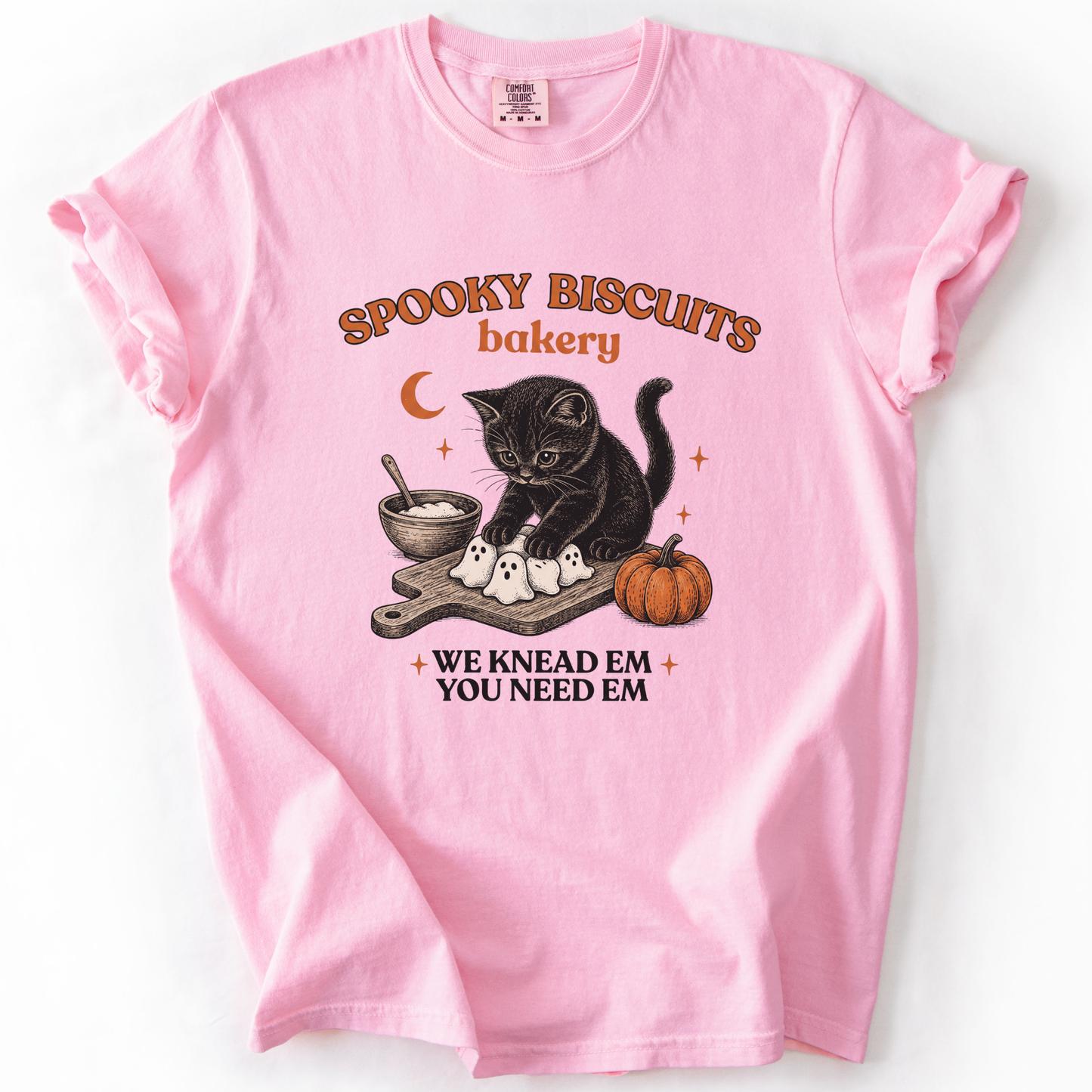 Spooky Biscuit Bakery -  Comfort Colors Relaxed Fit Premium T Shirt