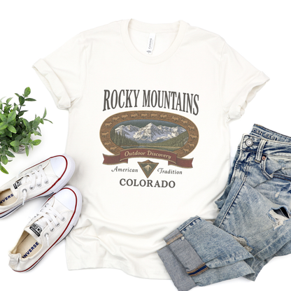 Rocky Mountains - Bella Canvas Super Soft Fitted T Shirt