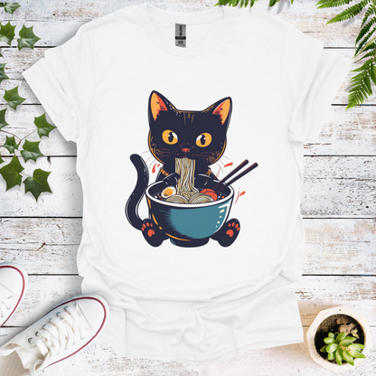 Cat Slurping Ramen