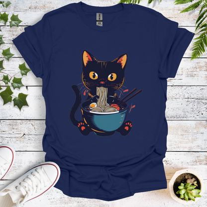Cat Slurping Ramen
