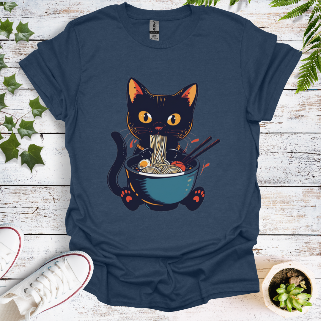 Cat Slurping Ramen