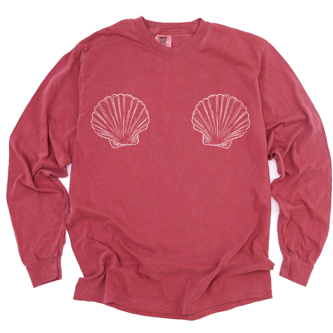 She Shells - Comfort Colors Long Sleeve Premium T Shirt