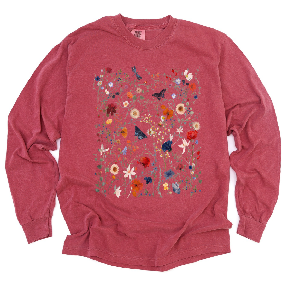 Garden of Joy - Comfort Colors Long Sleeve Premium T Shirt