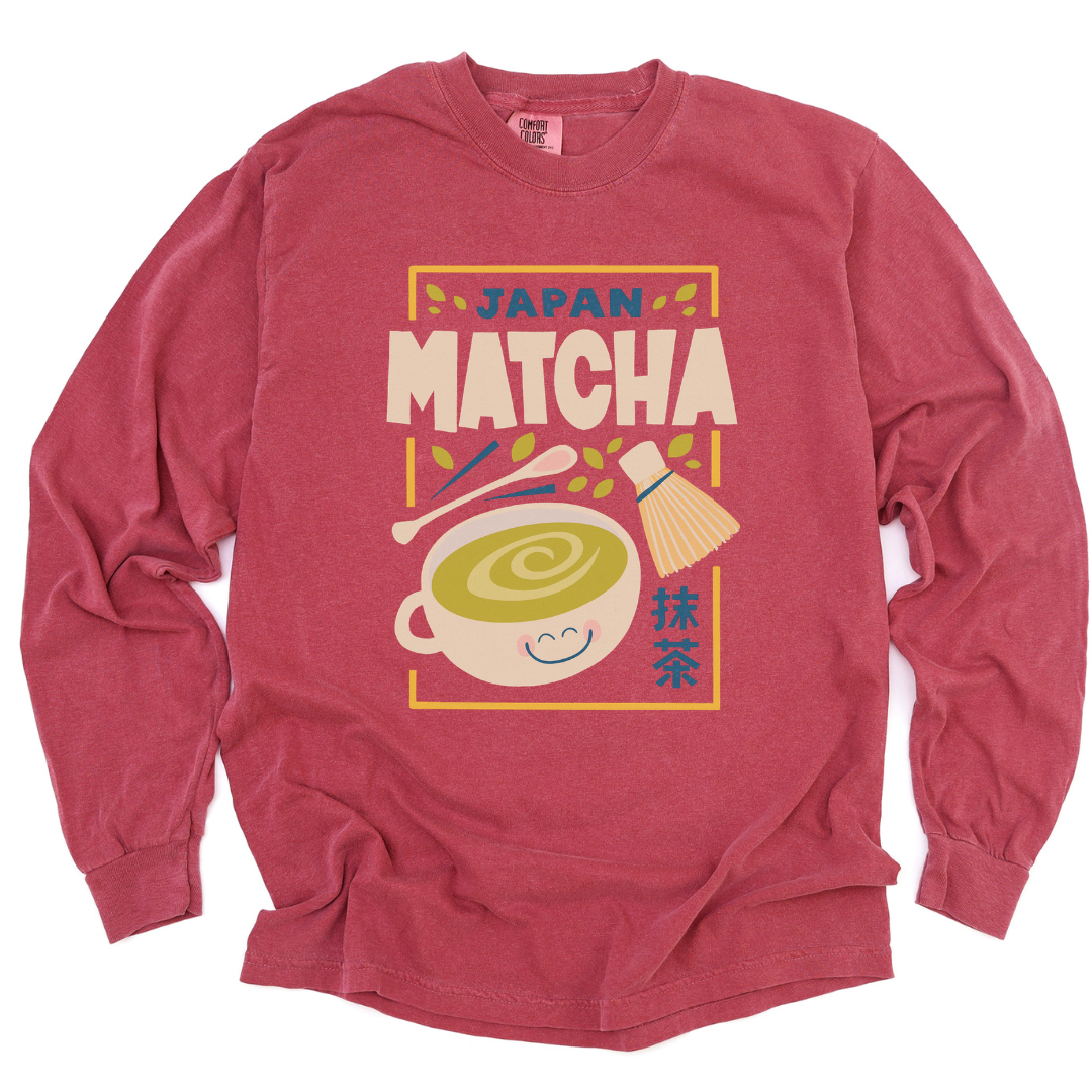 Matcha - Comfort Colors Premium Long Sleeve T Shirt