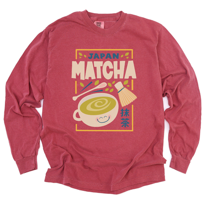Matcha - Comfort Colors Premium Long Sleeve T Shirt